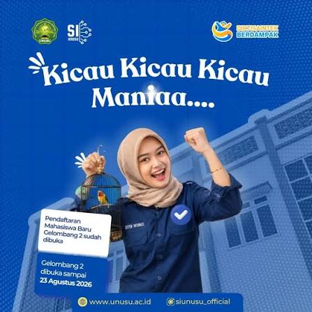 Pendaftaran Mahasiswa Baru Gelombang 2 resmi dibuka! ✨